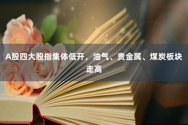 A股四大股指集体低开，油气、贵金属、煤炭板块走高