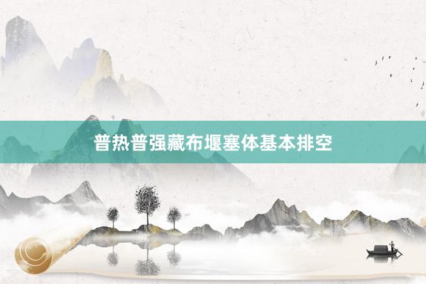 普热普强藏布堰塞体基本排空